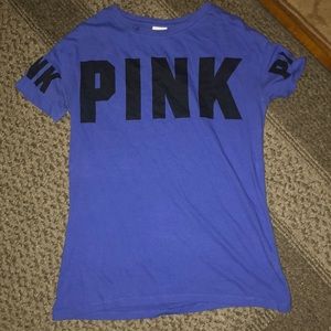 Royal blue short sleev t-shirt